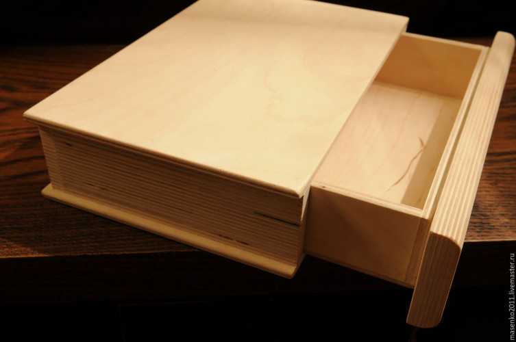 Книга из фанеры: Книга-шкатулка из фанеры, 1-40.602, Для дома